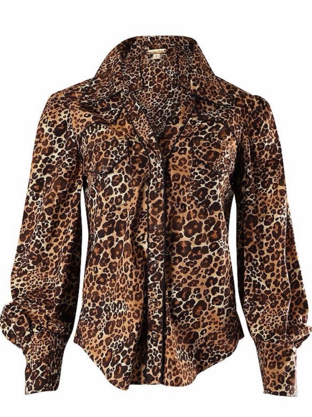 Johanna Ortiz Leopard Print Blouse/Top